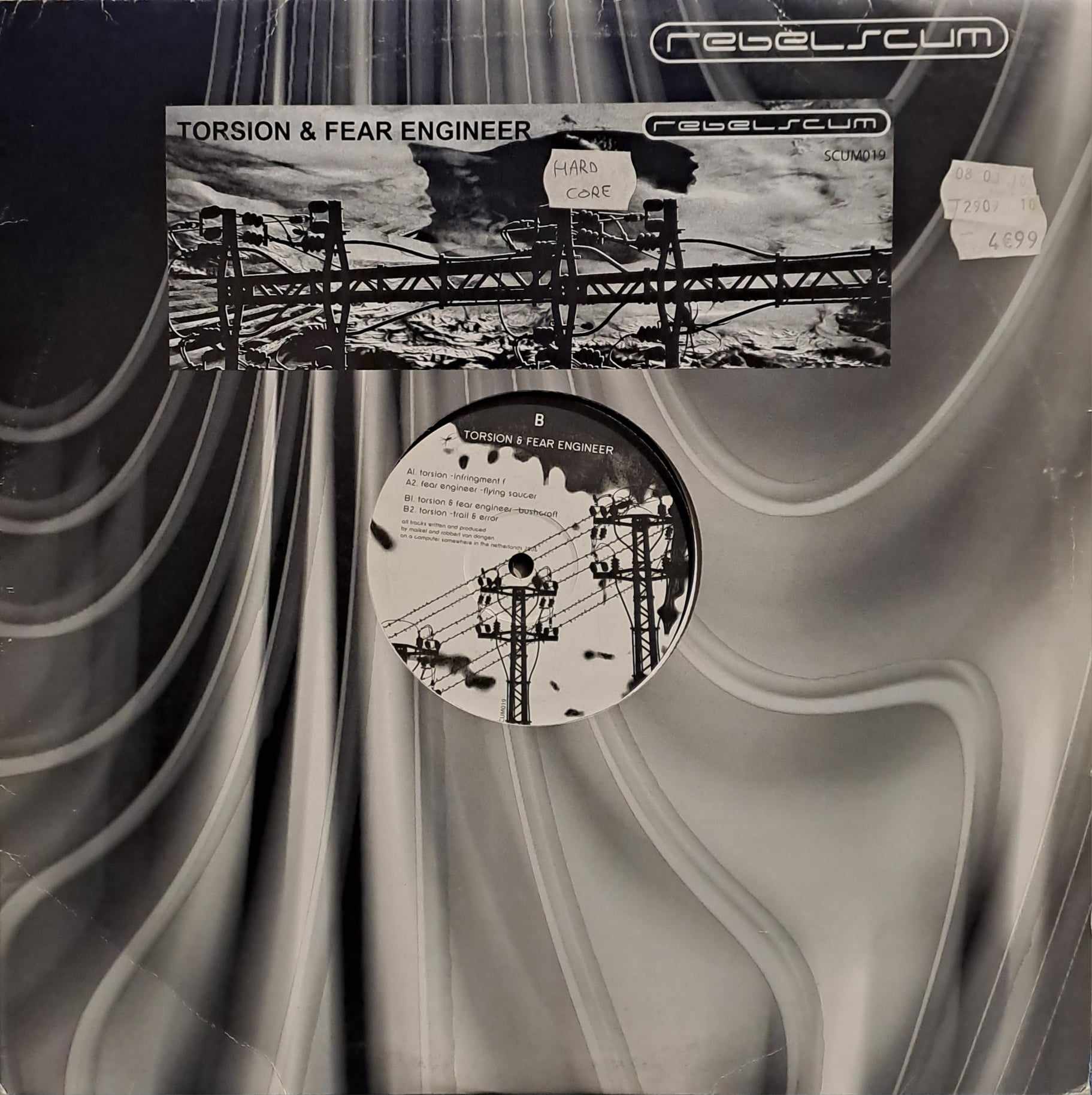 Rebelscum 019 (double album) - vinyle hardcore